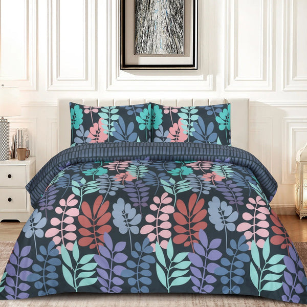 Mina Printed Bed Sheet Set – King Size