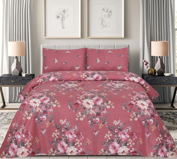 Alvora Printed Bed Sheet Set – King Size